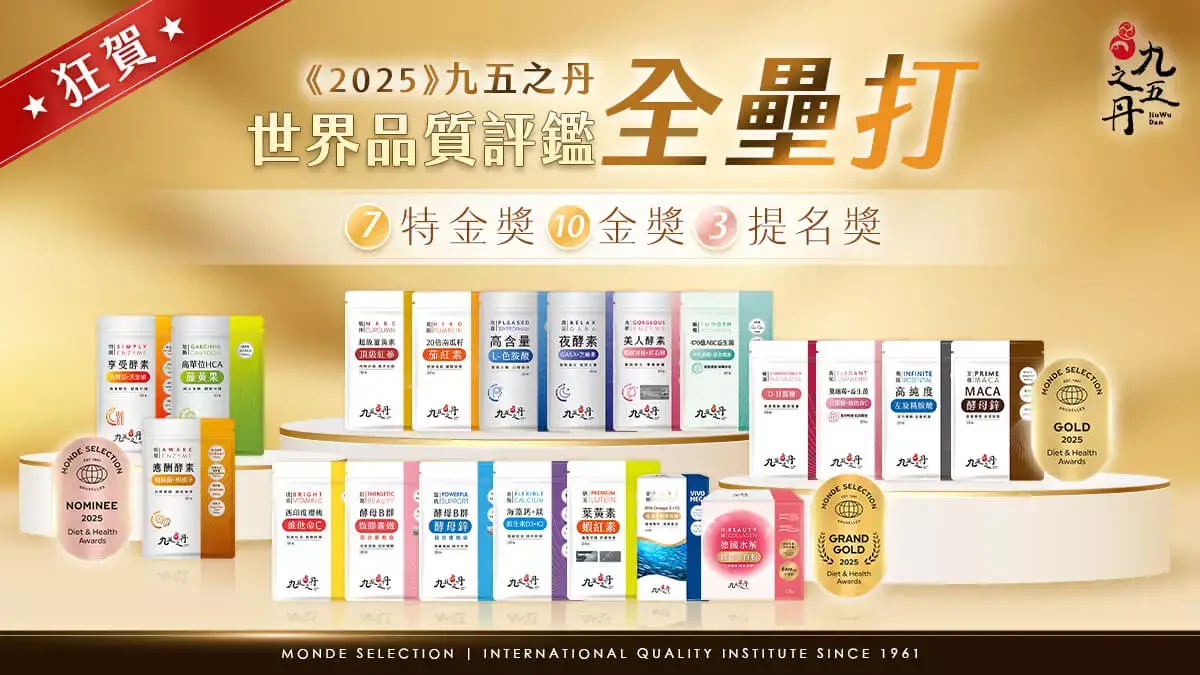 賀!2025年世界品質評鑑結果出爐!連兩年全品項全壘打!