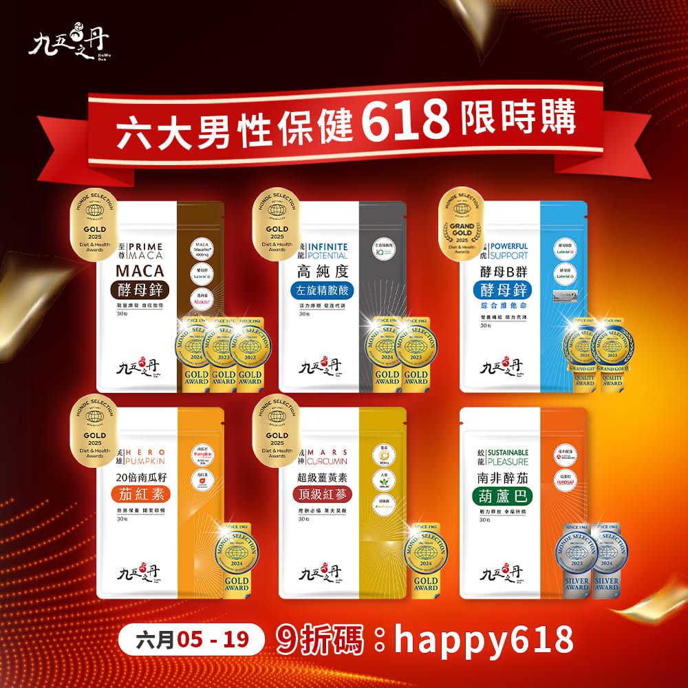 618六大男性保健限時購