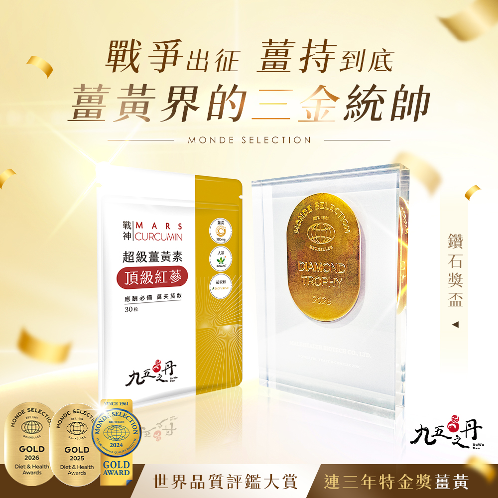 戰神．超級薑黃素+紅蔘