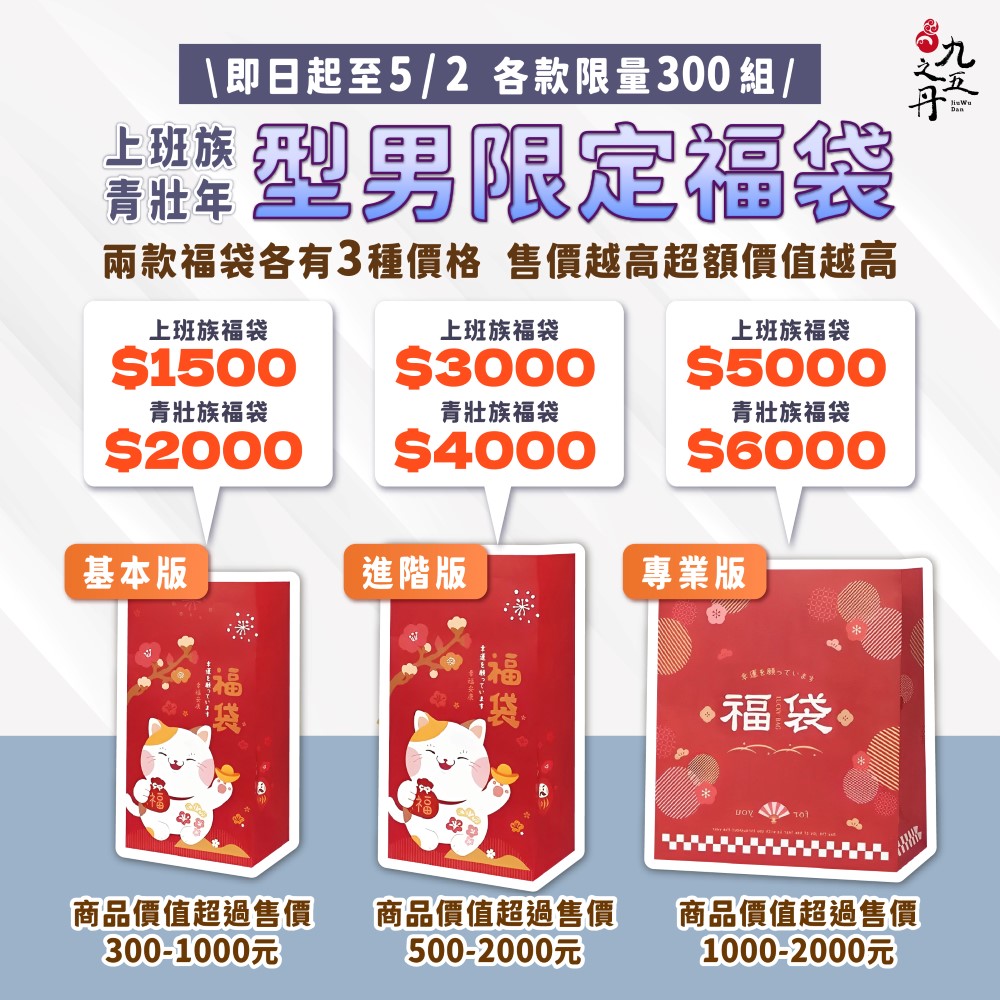 男性保健福袋-青壯年組