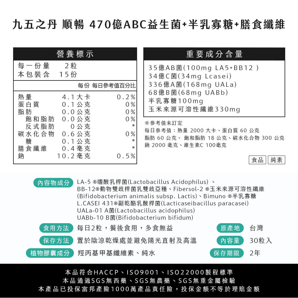 順暢.470億ABC益生菌