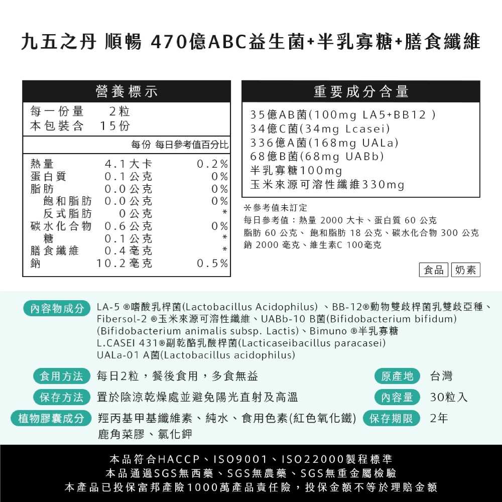 順暢.470億ABC益生菌